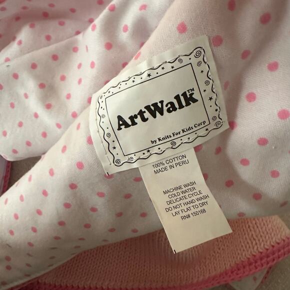 Art Walk Pink Baby Blanket Jungle Mania Animals Giraffe Elephant Monkey Knitted - Picture 8 of 8